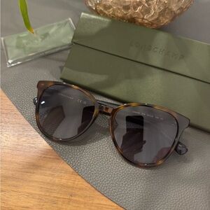 Longchamp Brown Tortoise Sunglasses